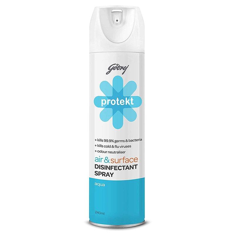 Godrej Protekt Air & Surface Disinfectant Spray Aqua