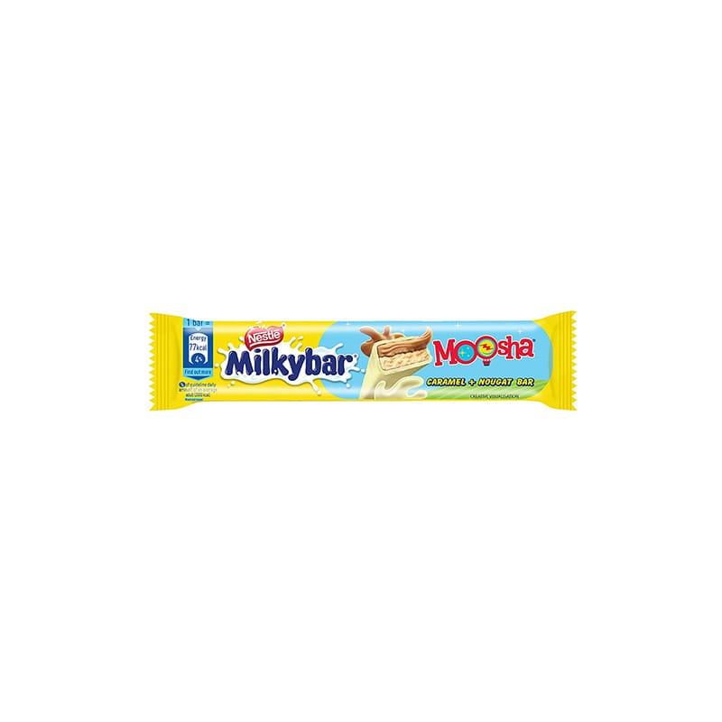 Nestle Milkybar Moosha Caramel + Nougat Bar