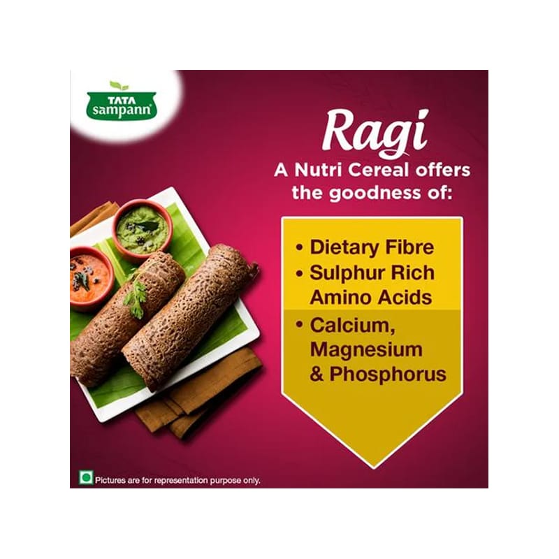 Tata Sampann Supergrain Ragi Dosa Mix Instant Ready To Cook