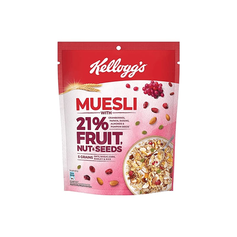 Kellogg'S Muesli With 21 % Fruit Nuts & Seeds Breakfast Cereal