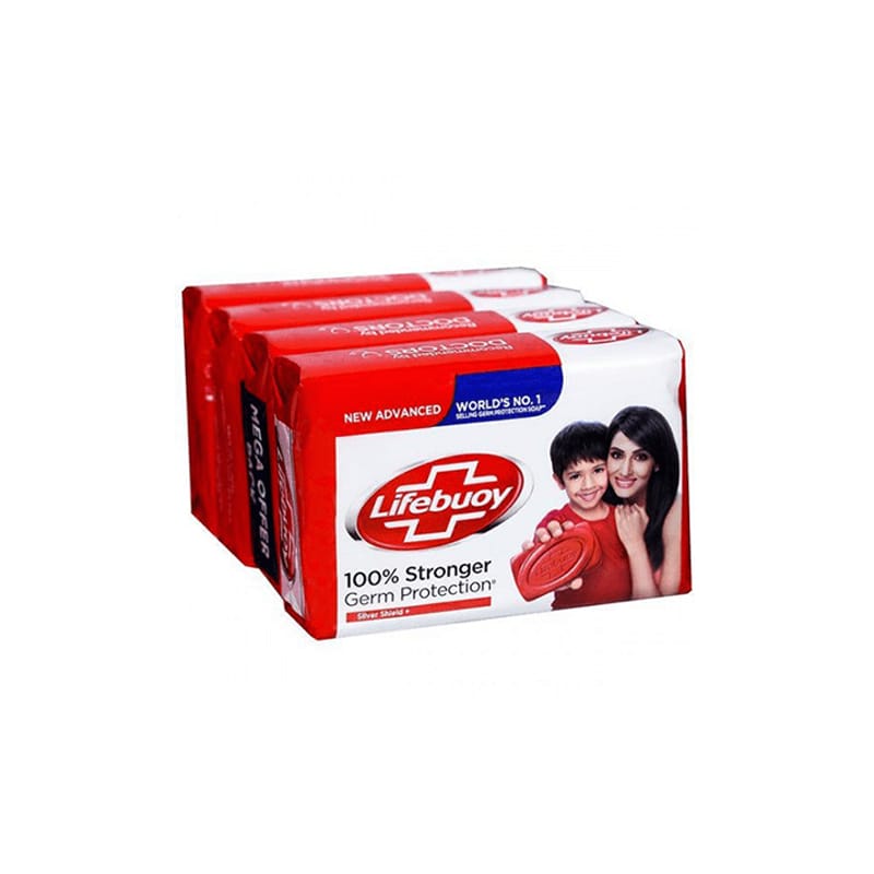 Lifebuoy 100 % Stronger Germ Protection Silver Shield Soap