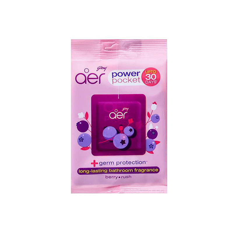 Godrej Aer Power Pocket Berry Rush Bathroom Fragrance