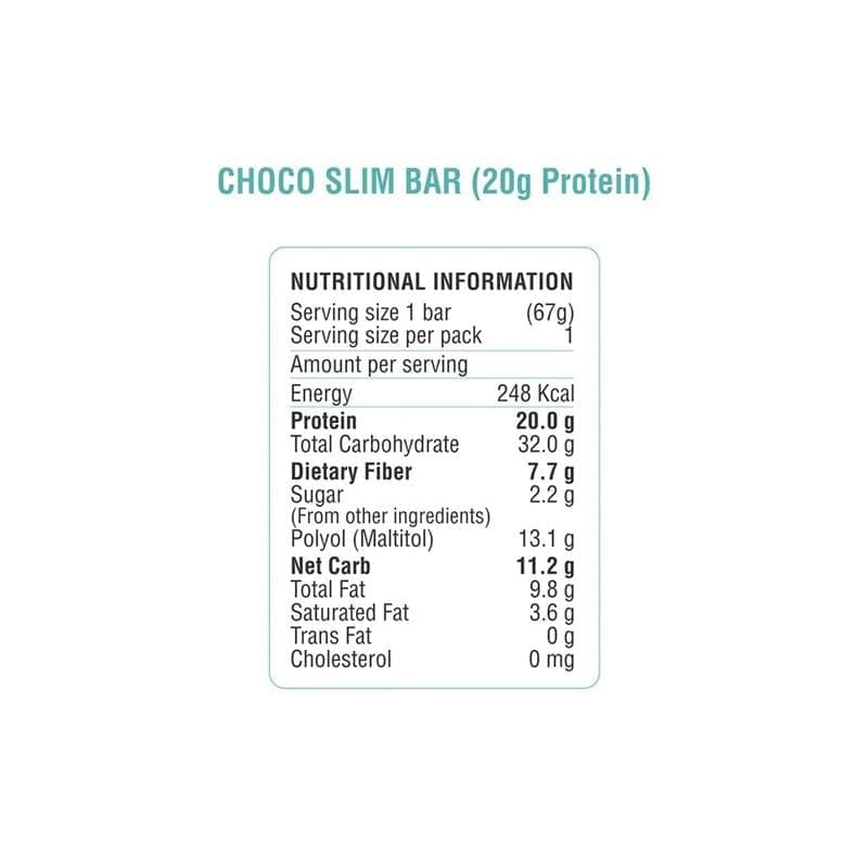 Ritebite Max Protein Active Choco Slim Bar