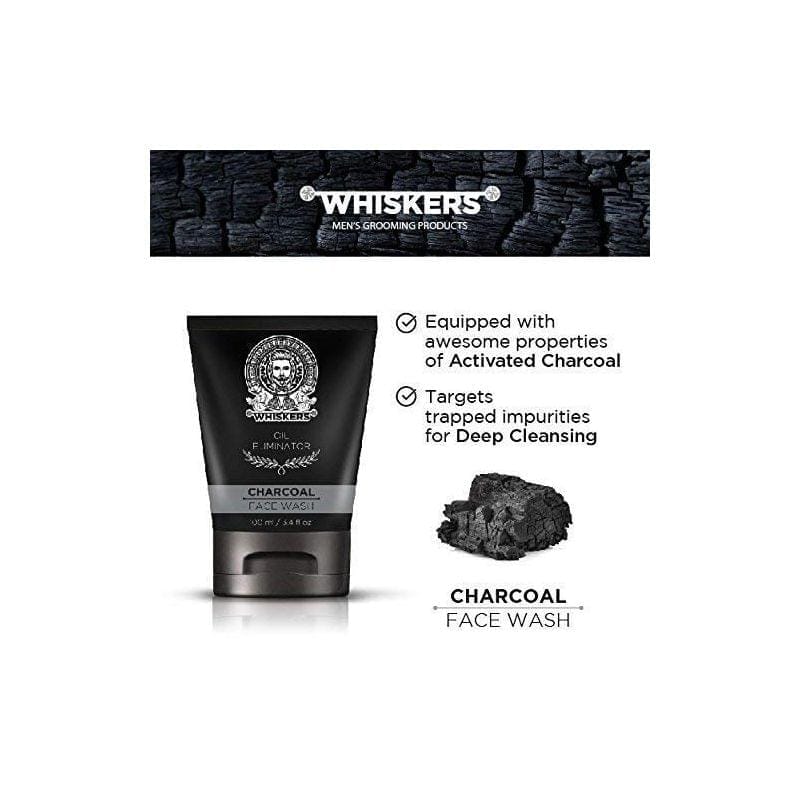 Whiskers Face wash Charcoal