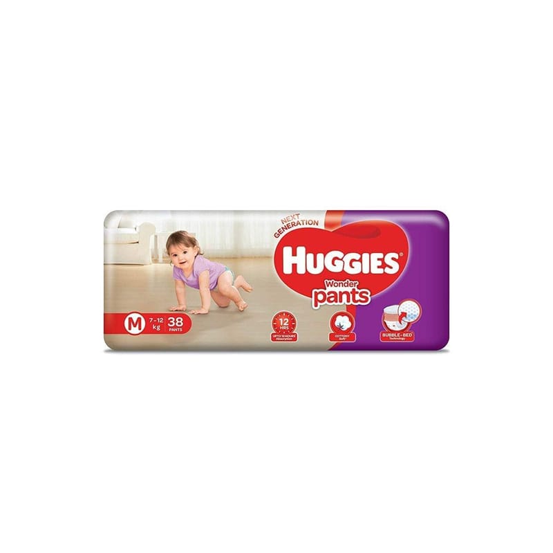 Huggies Wonder Pants Baby Diapers (M)