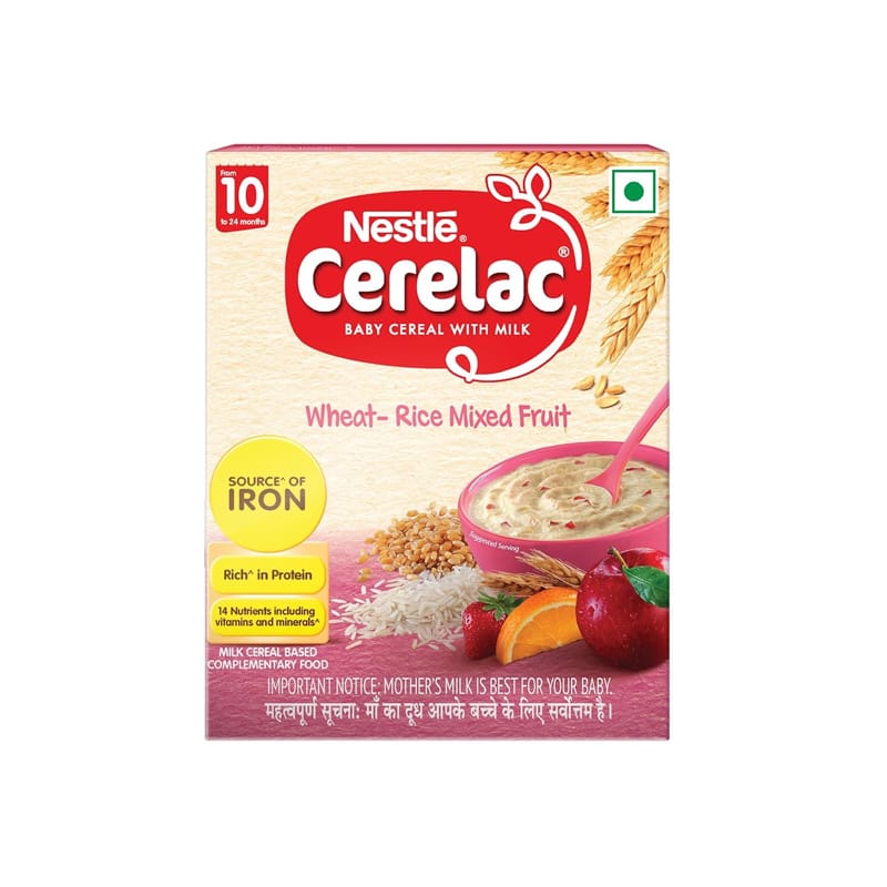 Nestle Cerelac Wheat Rice Mixed Fruit