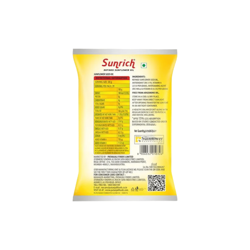 Sunrich Refined Sunflower Oil
